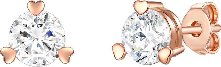 Glanzstücke München Damen Herz Sterling Silber Zirkonia roségold - 15846 (925er Silber)