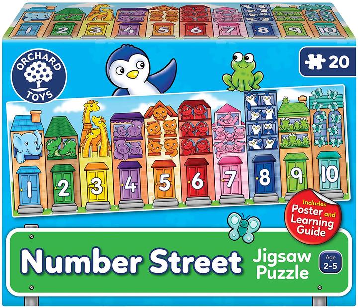 Orchard Toys Puzzle 20 pcs. Number Street