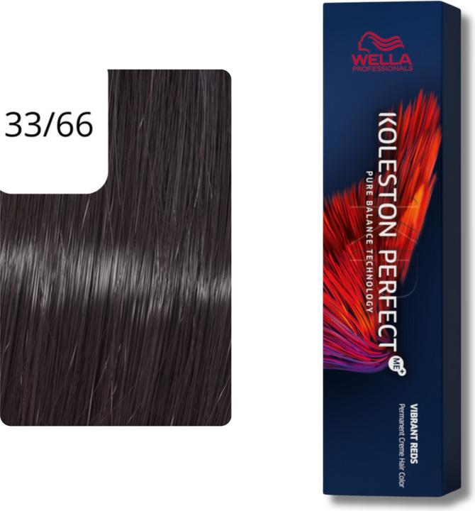 Actual product image Wella Koleston Perfect Me+ (33/66 Dark Brown Intense Mahogany)