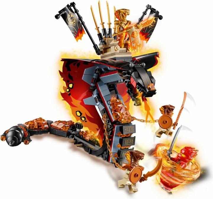 Actual product image LEGO Fire Snake (70674, LEGO Ninjago)