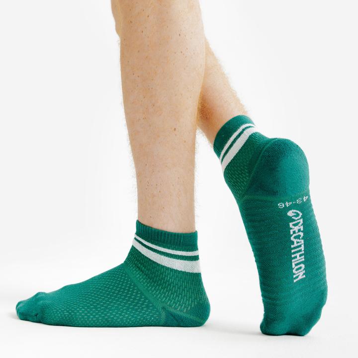Actual product image Decathlon Socken Low 3er-Pack - blau/grün (39, 42)