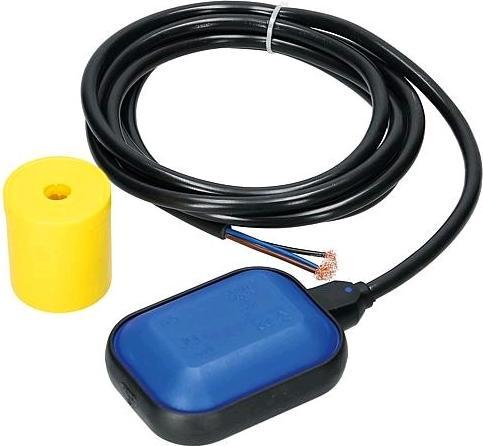 Actual product image Reltech IP68 Float switch FillEmpty 'clear water' 5mPVC cable, incl counterweight