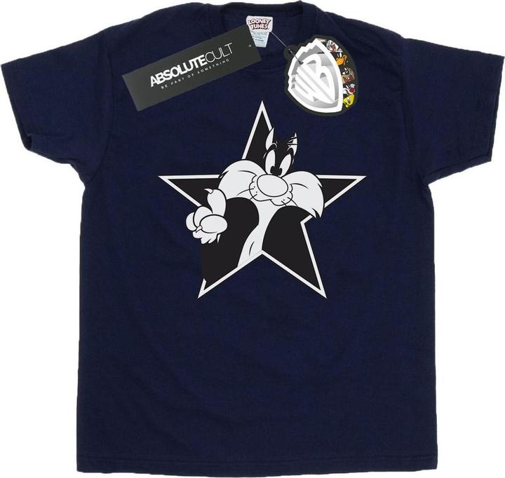 Looney Tunes Sylvester Mono Star TShirt (S)