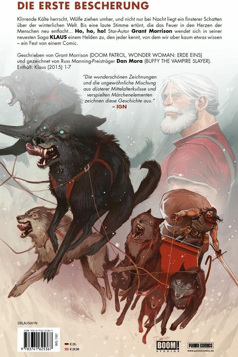 Produktbild Panini Klaus: Die wahre Geschichte von Santa Claus (Neuausgabe) (Deutsch, Grant Morrison, Dan Mora, 2021)