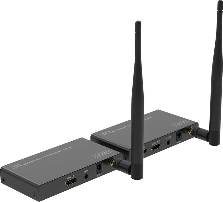 Actual product image Digitus Wireless HDMI Extender / Splitter Set (100 m, HDMI 1.4a)