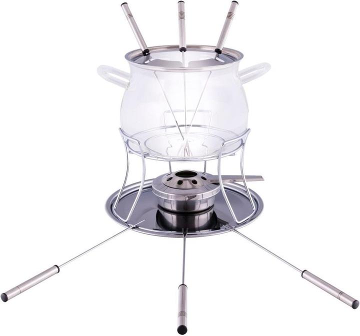 Produktbild Style'n Cook Glas-Fondue-Set (Fondue Bourguignonne, Fondue Chinoise)
