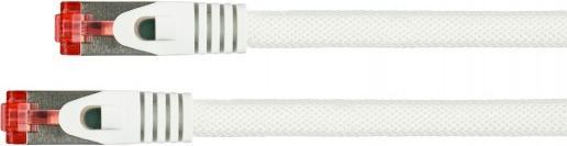 Produktbild Python Series Patchkabel mit Rastnasenschutz (RNS) und Nylongeflecht (S/FTP, CAT6, 0.25 m)