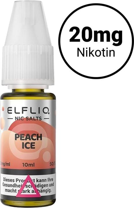 Actual product image Elfbar Elfliq (Peach)