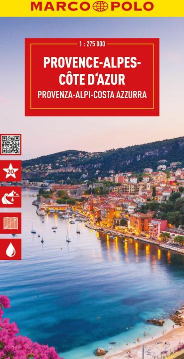 Produktbild Reisekarte Provence-Alpes-Côte d'Azur 1:275.000