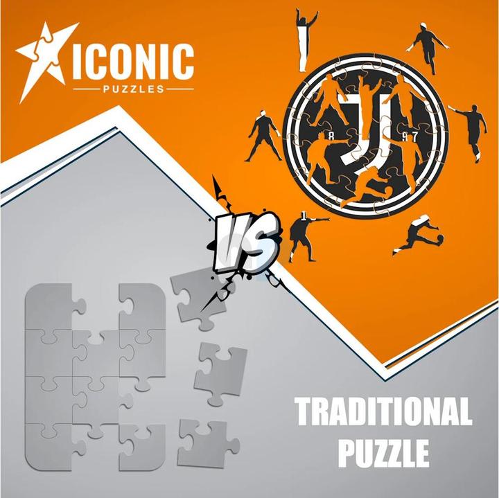 Produktbild Iconic Juventus FC - Logo - Holz Puzzle Grösse M (270 Teile) (270 Teile)