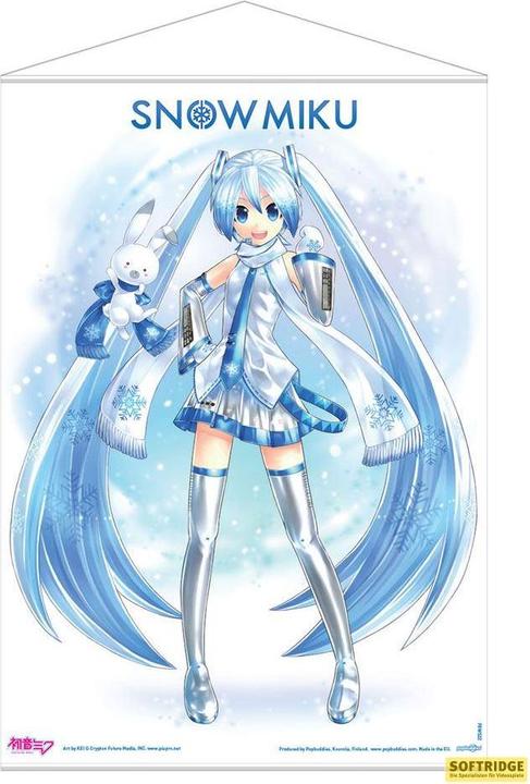 Actual product image POPbuddies Hatsune Miku wallscroll Snow Miku 50 x 70 cm (50 x 70 cm)