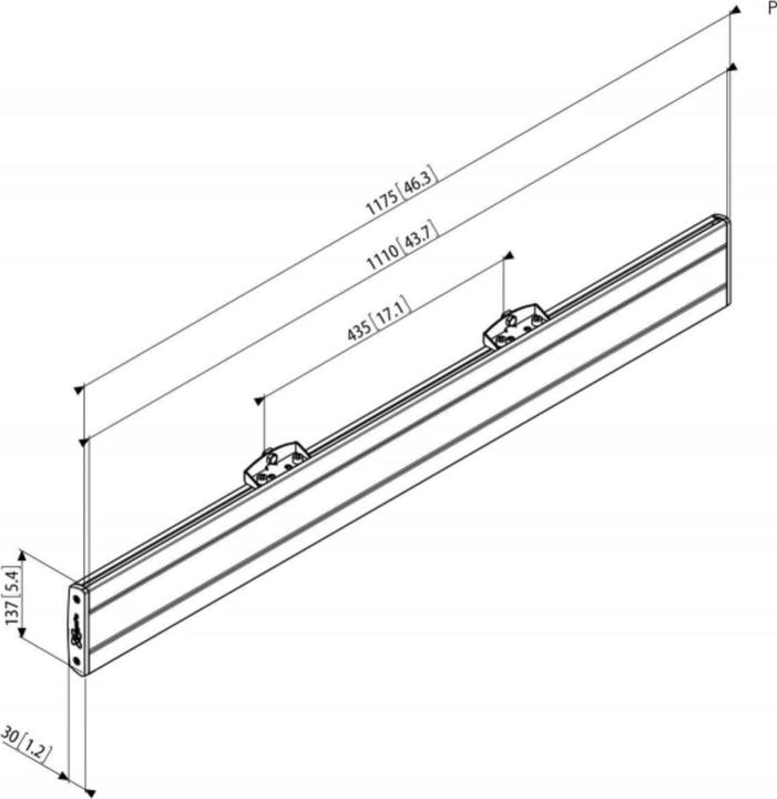 Produktbild Vogels PFB 3411 ADAPTER BAR (Adapter- / Montageplatten)