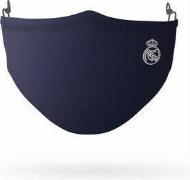 Real Madrid CF Wiederverwendbare Stoff-Hygienemaske Für Kinder Blau (1 x)