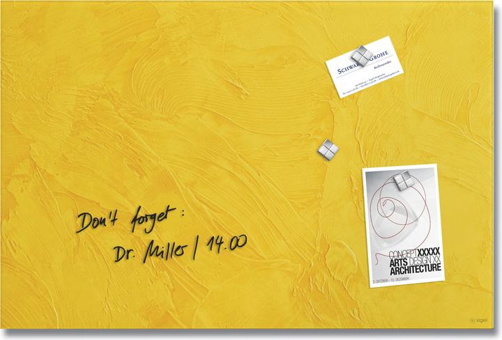 Actual product image Sigel Glass magnetic board Artverum with design (Magnet board, 60 x 40 cm)