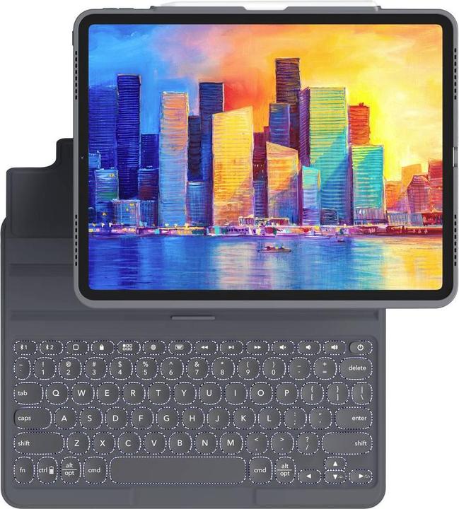 Actual product image Zagg Keyboard Pro Keys Pro Charcoal (DE, iPad Pro 12.9 2020 (4. Gen), iPad Pro 12.9 2021 (5th Gen), iPad Pro 12.9 2018 (3. Gen))