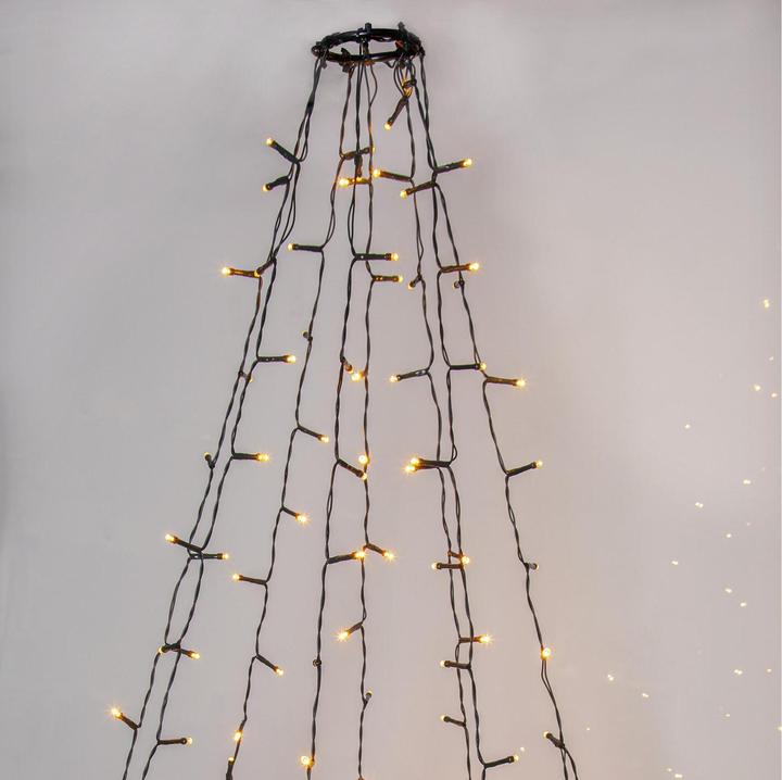 Star Trading Lichterkette Golden Warmweiss (2 m)
