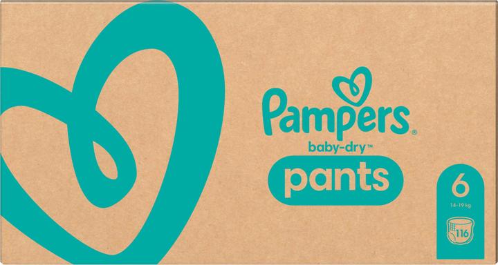 Immagine prodotto Pampers Pantaloni Baby-Dry (Dimensione 6, Pacco mensile, 116 Pezzo/i)