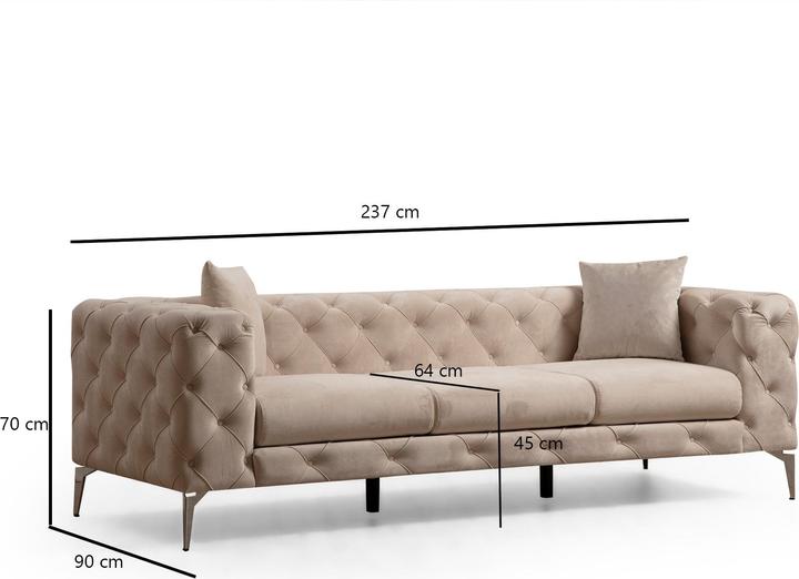 Actual product image Atelier del Sofa Giuliana (3-seater)