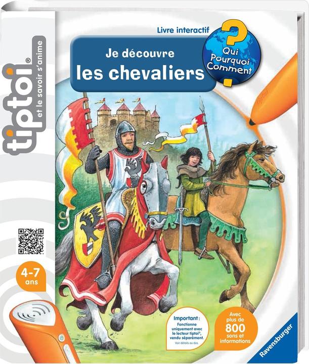Produktbild tiptoi Je découvre les chevaliers (Französisch, Collectif)