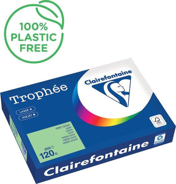 Actual product image Trophee Kopierpapier, DIN A4, 120g/qm, 250 Blatt, grün (120 g/m²)