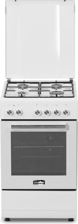 Produktbild Simfer Cooker 5405SERBB Hob type Gas, Oven type Electric, Baltas, Plotis 50 cm, Electronic ignition