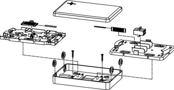 Produktbild Telegärtner LWL Spleissbox MICRO inkl. 4xSpplung, Zubehör (S/FTP, CAT6, 0.03 m)