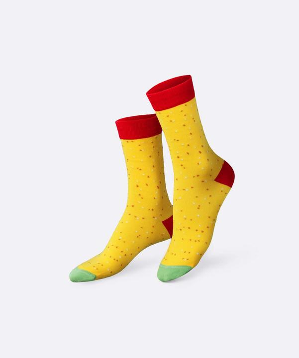 Actual product image Eat My Socks Socks, Tasty Nachos, 2 (pack of 2, One size)