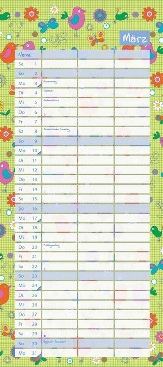 Produktbild Tapetenwechsel 2025 - Kalender für zwei - Notizkalender - Partner-Planer - Format 22 x 49,5 cm (22 x 49 cm, Deutsch)