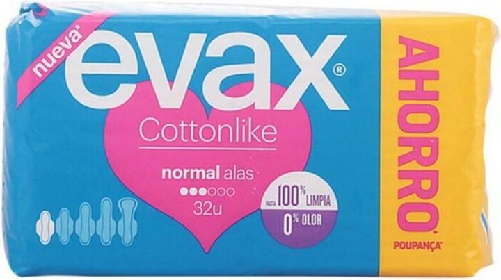 Produktbild Evax COTTONLIKE compresas normal alas 16 uds (16 x, Damenbinden)