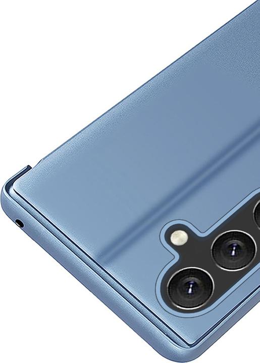 Produktbild Hurtel Back panel cover Clear View Case for Samsung Galaxy A36 Cover with Flip - Blue (Samsung Galaxy A36)