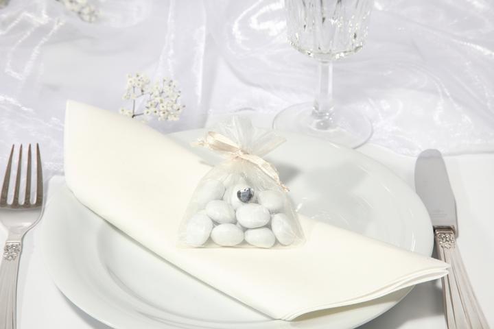 Immagine prodotto Creativ Company Sacchetto di organza, 7 x 10 cm, 10 pezzi (Borsa in organza, 10 x)
