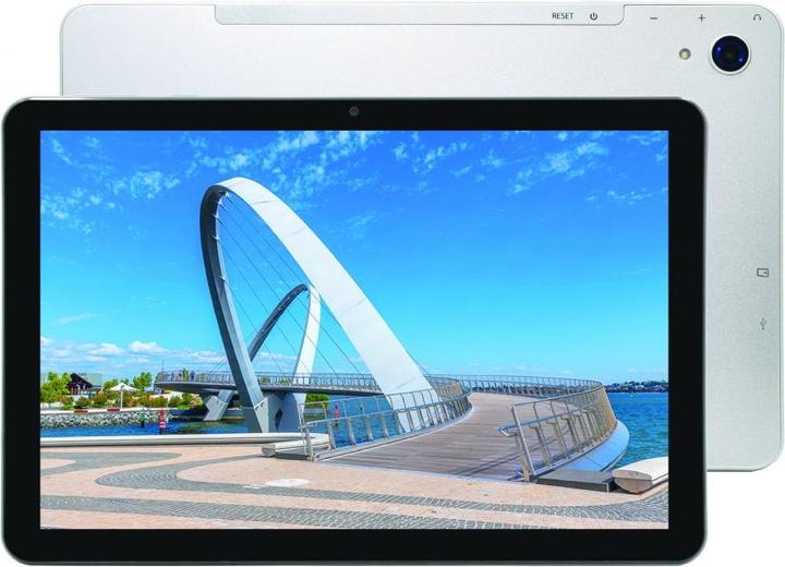 Produktbild iGet SMART W31 - 10,1" IPS/1280x800/Quad Core/3GB+64GB/WiFi/BT/6 000 mAh/Android 13/stříbrná (10.10", 64 GB, Silber)