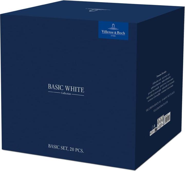 Produktbild Villeroy & Boch Basic White (20 Stück)