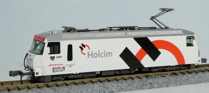 Image du produit Kato Ge 4/4 III 649 Lavin (Holcim), RhB (Voie N)