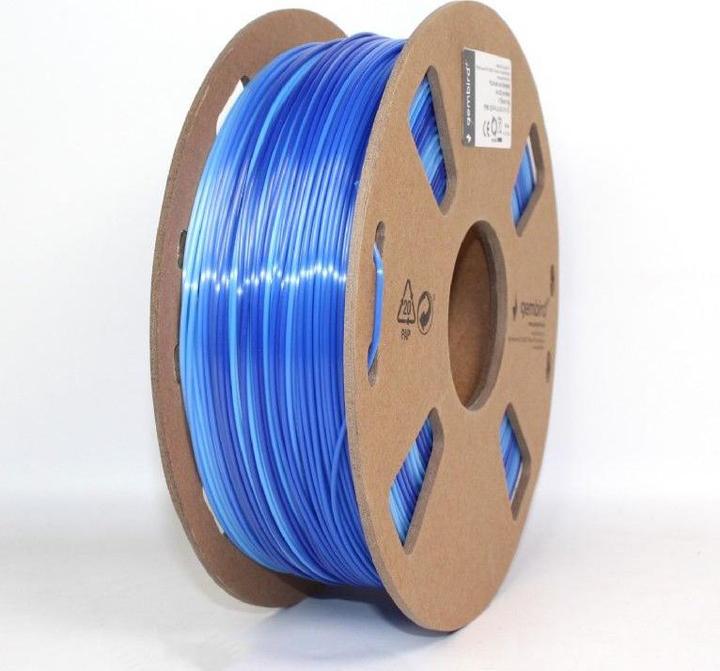 Image du produit Gembird Filament, PLA Silk Ice, 1.75 mm, 1 kg (PLA, 1.75 mm, 1320 g, Bleu)