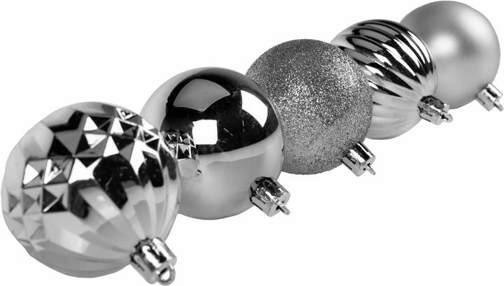 Produktbild Cocon Weihnachtskugel 30 Stück, Silber (30 -teilig)