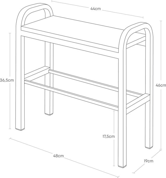 Immagine prodotto Yamazaki Scarpiera con ripiano in legno TOWER