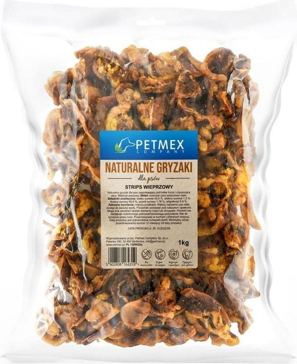 Image du produit Petmex Pork Strips - friandise pour chien - 1kg (1 pcs, 1000 g)