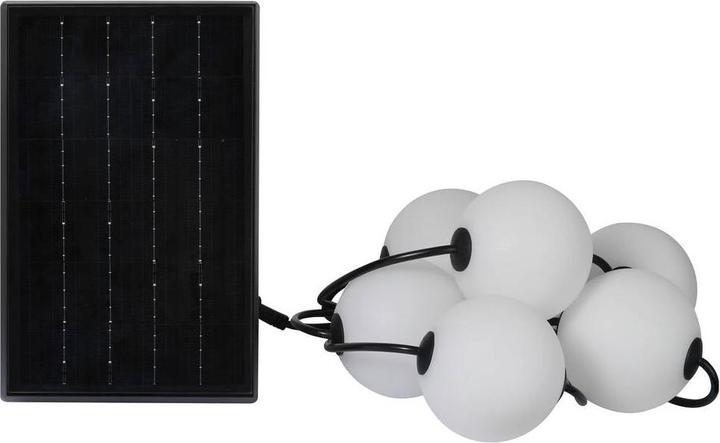 Produktbild Sygonix SY-6662320 Solar-Lichterkette 2.4 W Weiss, Schwarz (5.50 m)