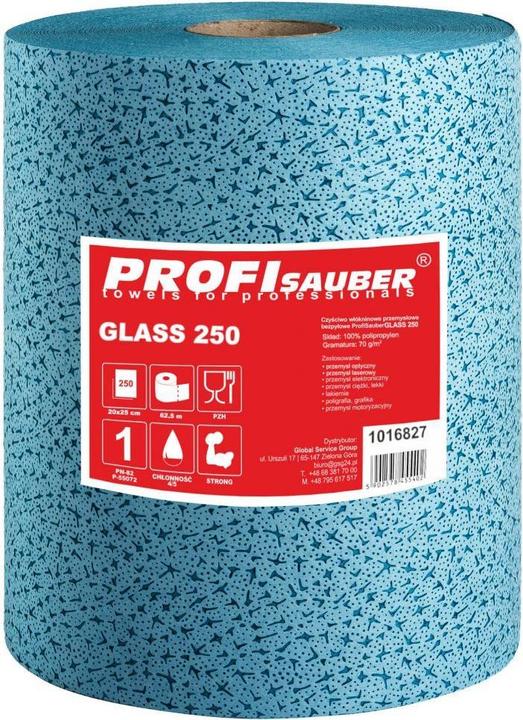 Profi Sauber Dust-free non-woven cleaning cloth for glass optics GLASS 250
