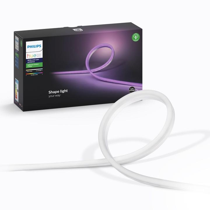 Productafbeelding Philips Hue Hue Buiten Lichtstrip 5m DE Stekker (Veelkleurig, 500 cm, Buiten)