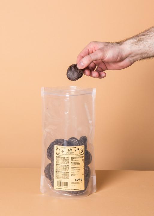 Produktbild KoRo Getrocknete Aprikosen mit Zartbitterschokolade (500 g)