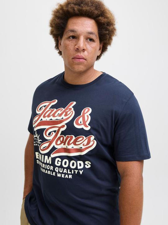 Immagine prodotto Jack & Jones Jjelogo Tee Ss Oneck 2 Col Aw25 Noos Pls (6XL)