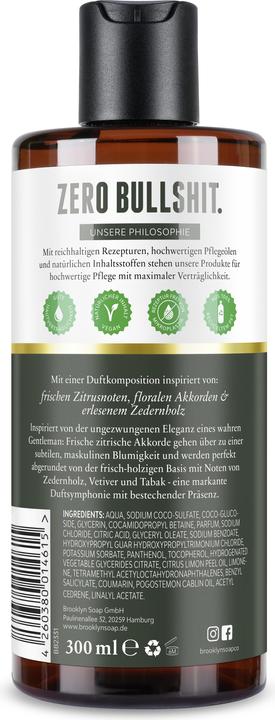 Immagine prodotto Brooklyn Soap Company Gel doccia al legno verde e vetiver 300 ml (300 ml)