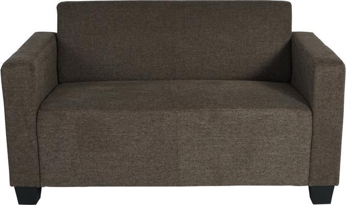 Produktbild Swisshandel24 2er Sofa Couch Lyon Loungesofa Stoff/Textil braun (2-Sitzer)