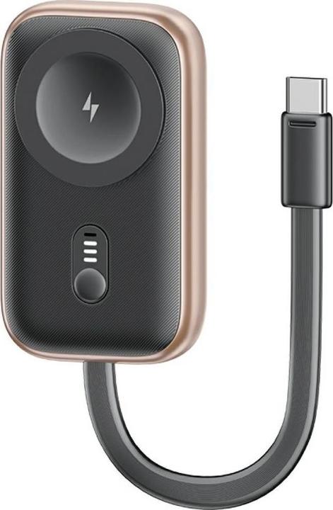 Immagine prodotto Usams Inductive charger for Apple Watch CD245 2-in-1 with 1200mAh powerbank + USB-C cable tarnish