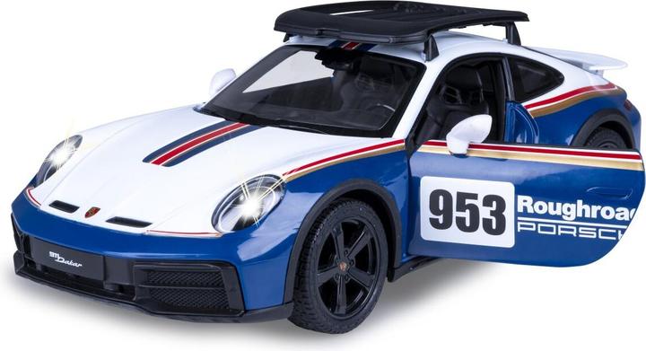Produktbild Blau Porsche 911 Dakar Performance 1:14 2,4GHz Tür manuell