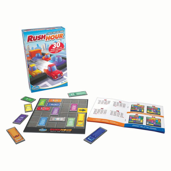 Actual product image Ravensburger ThinkFun - 76642 - Rush Hour Mitbringspiel - The well-known logic game in a compact format as a (German, Italian, Hungarian, French, Polish)