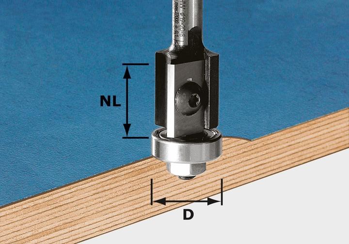 Actual product image Festool Flush cutter inserts HW S8 D19/20WM Z2