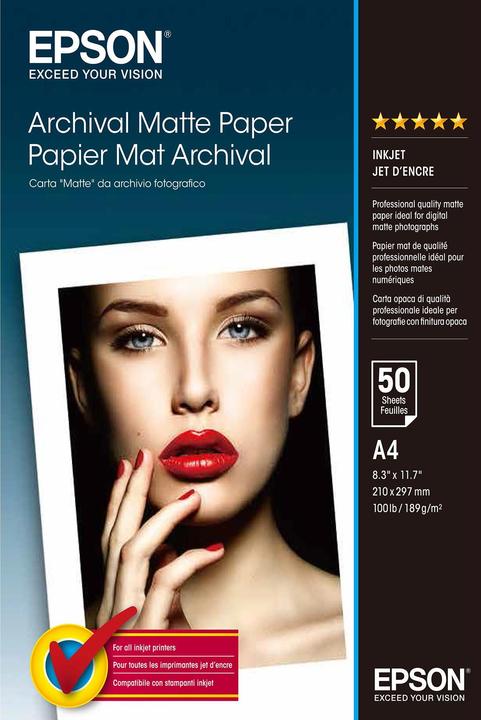 Epson Archival matt (189 g/m², A4, 50 x)